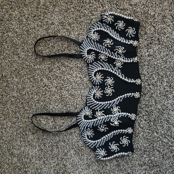 Express Tops - NWOT Y2K Express jeweled bustier